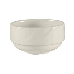 Tuxton China Inc ASU-043 San Marino 10-1/2oz Pearl White Stackable Soup Cup - 2dz 
