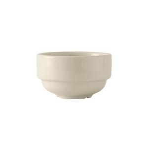 Tuxton China Inc BEB-080 DuraTux 8 oz. Amer White/Eggshell Ceramic Soup Cup - 2 Doz
