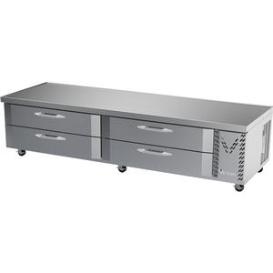 Victory Refrigeration CBR96HC 96in Three-Section 4 Drawer Refrigerated Chef Base 
