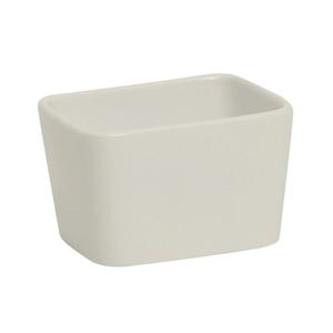 Tuxton China Inc AMU-104 AlumaTux 3-1/4in L Pearl White Ceramic Sugar Packet Holder 