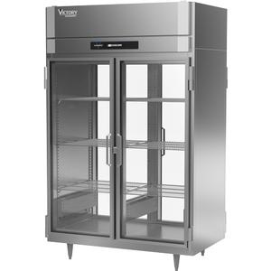 Victory Refrigeration HS-2D-1-PT-GD UltraSpec™ 48cuft Two-Section Pass-Thru Heated Cabinet 