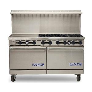 Imperial ER-10 Elements 60" Wide 10 Burner Gas Range w/ Standard Ovens