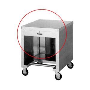 Duke Manufacturing CS-DR Stainless Steel Drawer for TCS Cashier Stand