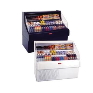 Howard McCray SC-OS30E-6C-B-LED 75in Refrigerated Horizontal Impulse Open Merchandiser Black 