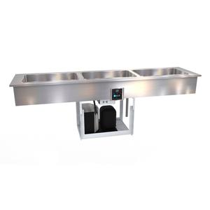 Duke Manufacturing FCP3-SL 71in (3) Section Drop-In Slimline Flush Mount Cold Food Well 