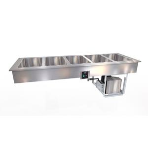 Duke Manufacturing FCP5-SB 75in (5) Section Drop-In Flush Mount Cold Food Well 