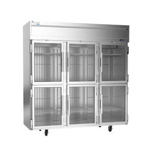 Victory Refrigeration VERSA-3D-HG-HC Elite™ 71.52cuft Three-Section Reach-In Refrigerator 