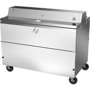 Victory Refrigeration VMCFD58-1-S-HC 58" 22.54 cu.ft. Forced Air Dual Access School Milk Cooler