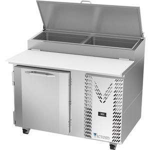 Victory Refrigeration VPP46HC 46" Stainless Steel One-Section Pizza Prep Table