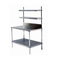 Prairie View Industries 36in Stainless Food Service Prep Station Table - W307236