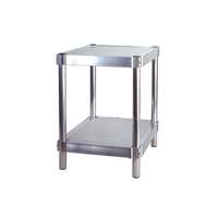 Prairie View Industries NSF 24in x 18in x 24in Aluminum Food Service Equipment Stand - A182424-2