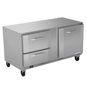 Victory Refrigeration VURD60HC-2 60in Two-Section 2 Drawer Undercounter Refrigerator 