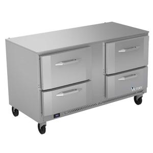 Victory Refrigeration VURD60HC-4 48in Two-Section 4 Drawer Undercounter Refrigerator 