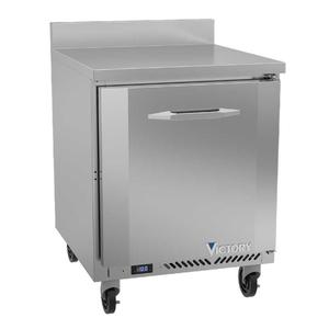 Victory Refrigeration VWF27HC 27in One Door Worktop Freezer with 4in Backsplash 