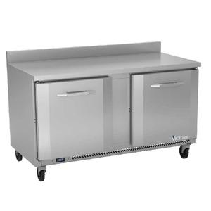 Victory Refrigeration VWR60HC 60" Two-Section Double Door Worktop Refrigerator