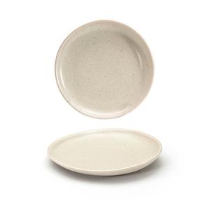 Front of the House DAP076MUP23 Kiln 6" Diameter Mushroom Porcelain Plate - 1 Dozen