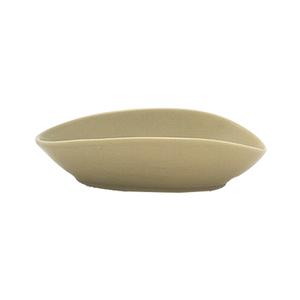 Front of the House DBO148GRP22 Tides 6 oz. Sea Grass Porcelain Oval Ramekin- 6 per Case