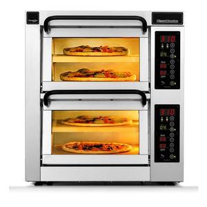 Pizza Master PM 402ED-4 26in Wide Two Deck Electric Countertop Pizza Oven 