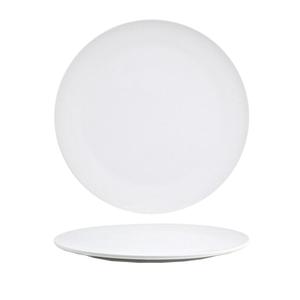 Front of the House DDP057WHP22 Canvas 9" Diameter Porcelain Round Plate - 6 per Case