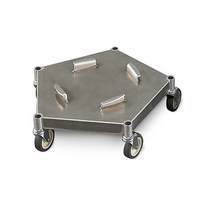 Prairie View Industries Mobile UFO Trash / Waste Can Dolly - D319P