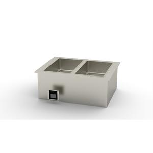 Duke Manufacturing WWG2-SB Drop-In 2 Section Electric Waterless Hot Food Well 