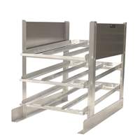 Prairie View Industries NSF 36in x 25in Aluminum Can Rack- holds 54 No.10 cans - CR0540 