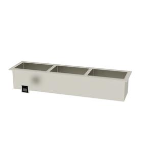 Duke Manufacturing WWG3-SL Drop-In 3 Section Slimline Electric Waterless Hot Food Well