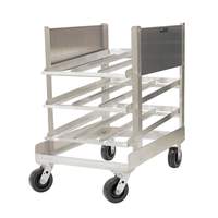 Prairie View Industries 36inx25inx40in Aluminum Can Rack with Casters Holds 54 No.10 cans - CR054C 