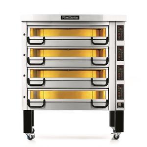 PizzaMaster PM 944ED 90" Wide Four Deck Electric Pizza Oven