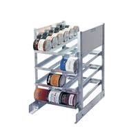 Prairie View Industries 36in x 25in x 40in Aluminum Can Rack - holds 72 no.10 cans - CR0720 