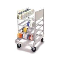 Prairie View Industries 36in x 25in x 48in Can Rack with Casters-holds 72 no.10 cans - CR072C 