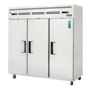 Everest Refrigeration ESRF3 75in Wide Three Door Dual Temp Refrigerator/Freezer 