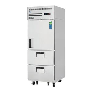 Everest Refrigeration ESR1D2 29.25in Wide One Door Reach-In Refrigerator With Drawers 