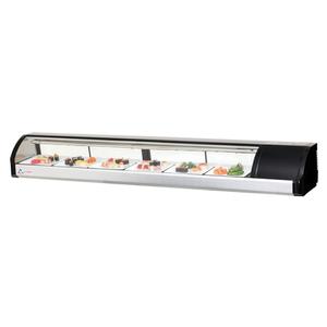Everest Refrigeration ESC83R 82.63in Wide Refrigerated Countertop Sushi Display Case 