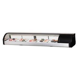 Everest Refrigeration ESC71R 71in Wide Refrigerated Countertop Sushi Display Case 