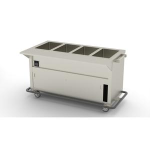 Duke Manufacturing EPW-4-CBSS Thurmaduke Portable Electric Waterless (4) Well Steam Table 