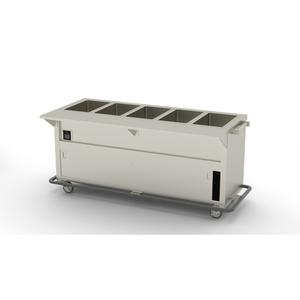 Duke Manufacturing EPW-5-CBSS Thurmaduke Portable Electric Waterless (5) Well Steam Table 