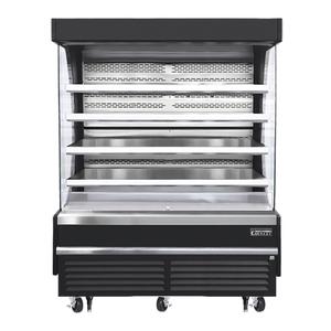 Everest Refrigeration EOMV-72-B-35-T 73.25in Wide Open Display Merchandiser Refrigerator 
