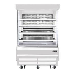 Everest Refrigeration EOMV-60-W-28-T 60in Wide Open Display Merchandiser Refrigerator 