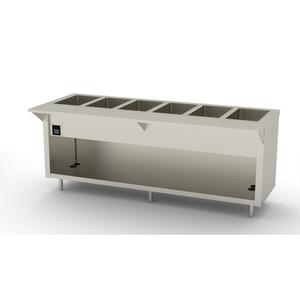 Duke Manufacturing EW-6-CBPG Thurmaduke Electric Waterless (6) Well Steam Table 