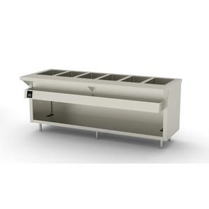 Duke Manufacturing EW-6-DLSS Thurmaduke Deluxe 88" Waterless (6) Well Steam Table