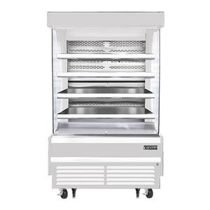 Everest Refrigeration EOMV-48-W-35-T 48in Wide Open Display Merchandiser Refrigerator 