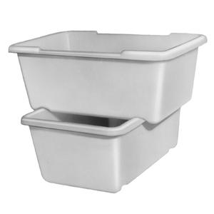 Channel Manufacturing L814 19.25" x 30" x 12" Plastic 19 Gallon Bus Bin