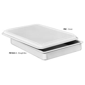 Channel Manufacturing PB1826-3 18" x 26" x 3" Plastic Pizza Dough Box - 6 Each