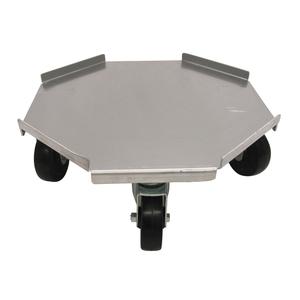 Channel Manufacturing KDA17 17" x 17" x 4" Aluminum Single Keg Dolly