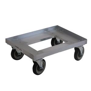 Channel Manufacturing MC1319 14.25" x 20.25" x 7.5" Aluminum Glass Rack/Milk Crate Dolly