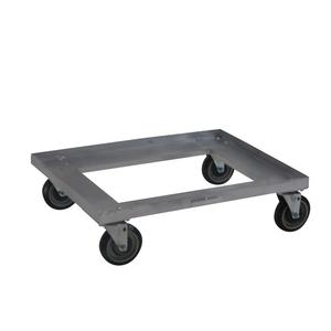 Channel Manufacturing MC1338 27.25" x 20.25" x 7.5" Aluminum Glass Rack/Milk Crate Dolly