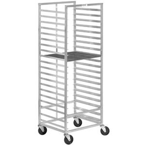 Channel Manufacturing 551A 35.5in x 23.25in Aluminum Donut Screen Rack with 4in Spacing 
