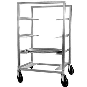 Channel Manufacturing AXD-OT-83 25.5in x 26in Heavy-Duty Aluminum Half-Height Oval Tray Rack 