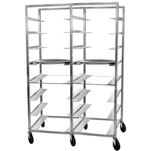 Channel Manufacturing AXD-OT-8D 49.25inx 26in Heavy-Duty Aluminum Oval Tray Rack with 8in Spacing 